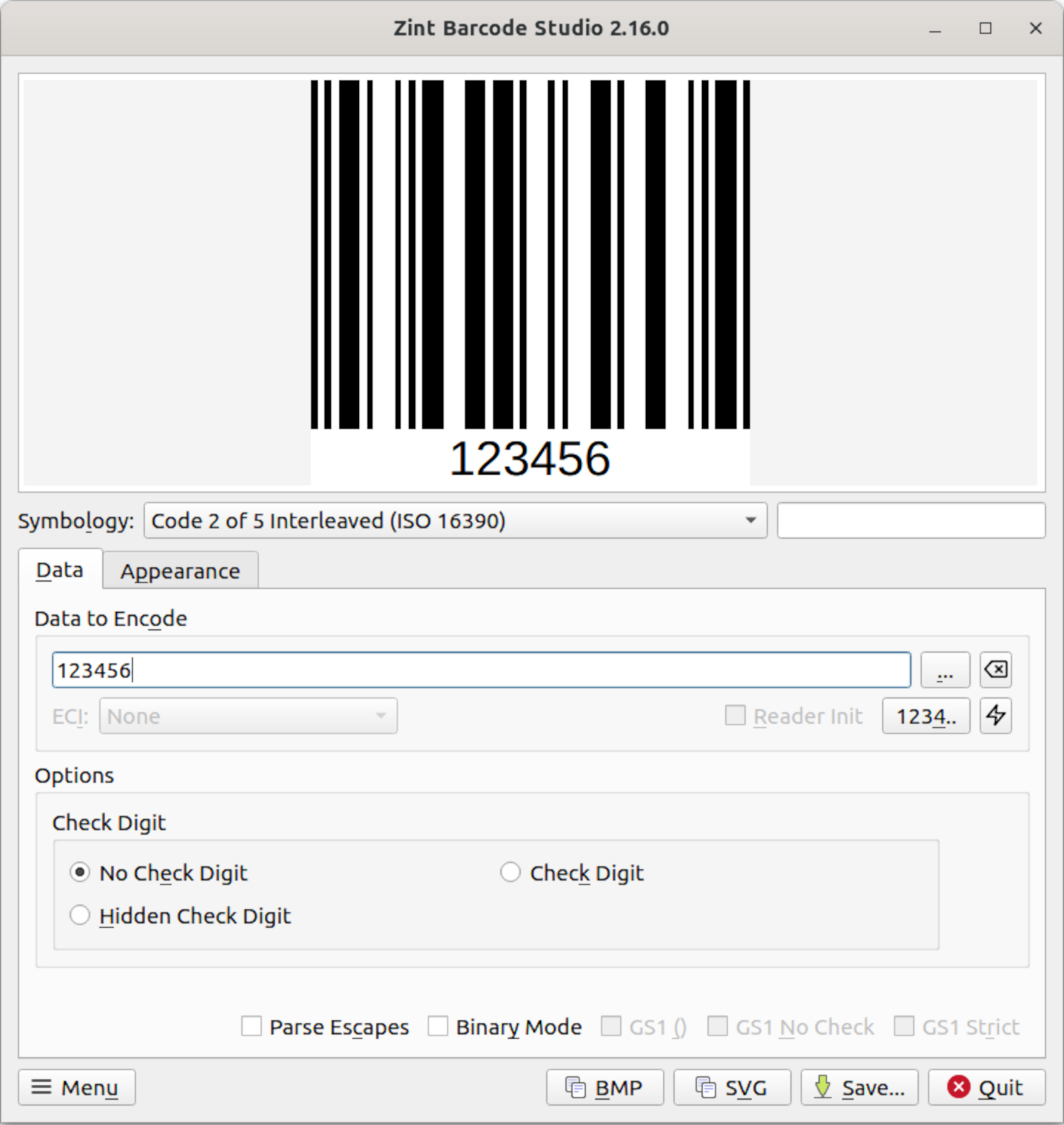 Code 2 of 5 Interleaved Groupbox